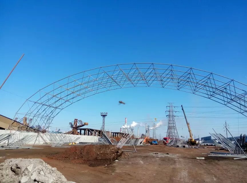 上虞葫蘆島熱電廠網(wǎng)架