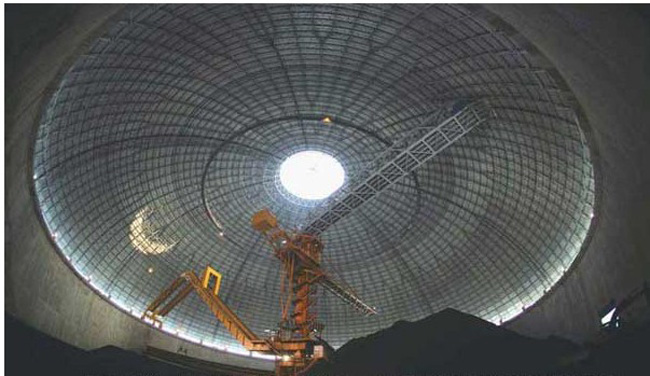 淮安發(fā)電廠干煤棚網架
