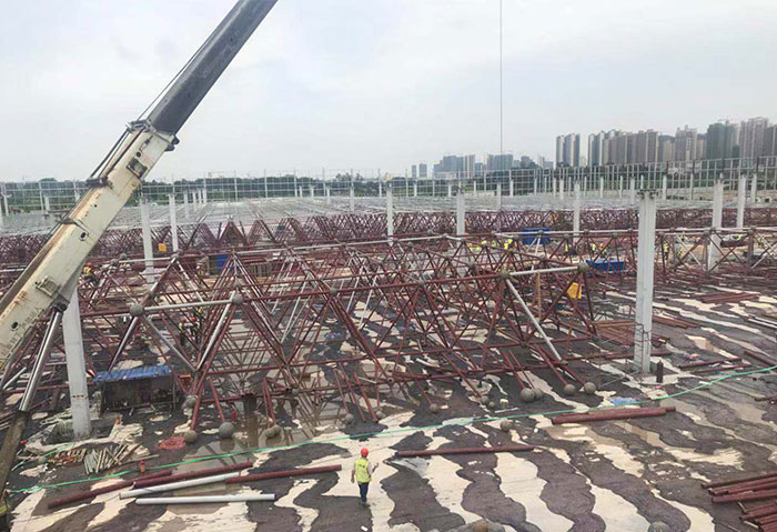 南充廣東肇慶小鵬新能源汽車 網(wǎng)架沖壓車間