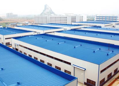沅江彩板工程案例